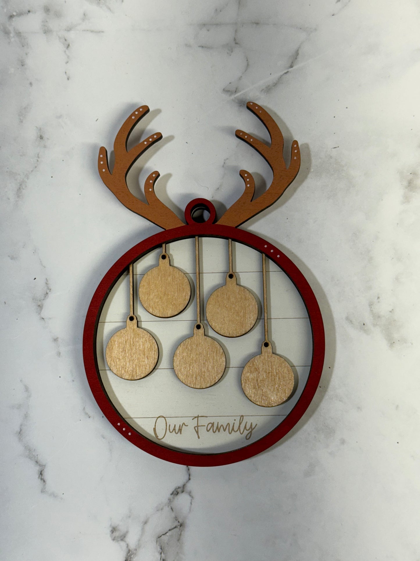 Our Family Custom Ornament