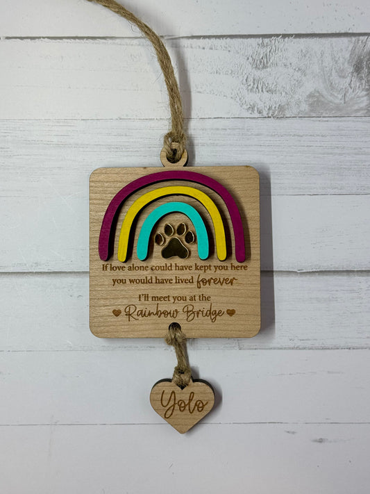 Pet Rainbow Bridge Memento