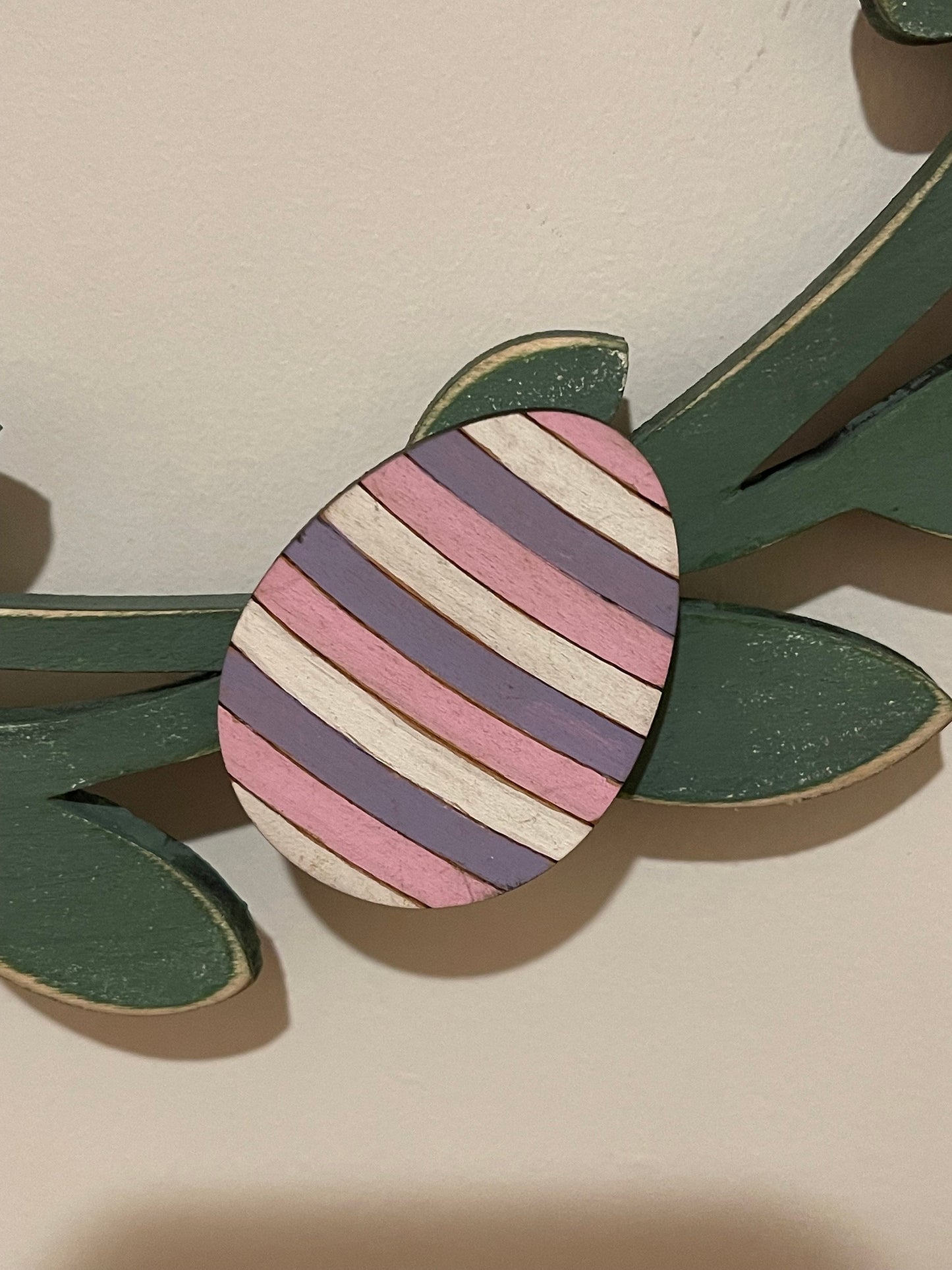 Happy Easter Interchangeable Wreath, Easter Decor, Center Sign and 5 Wreath Ornament Insert Only - NO WREATH, Wreath Sold Seperately