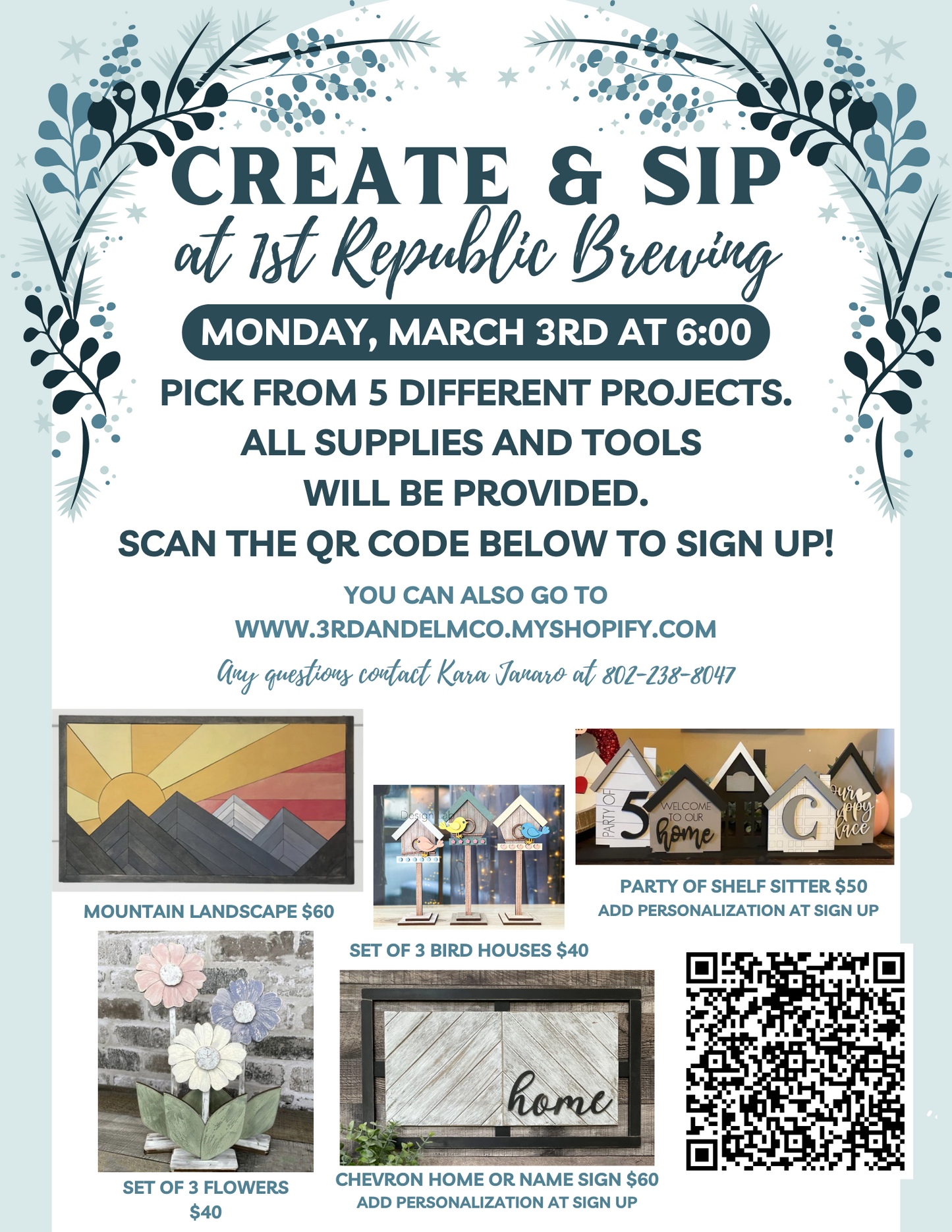 Create and Sip at 1st Republic