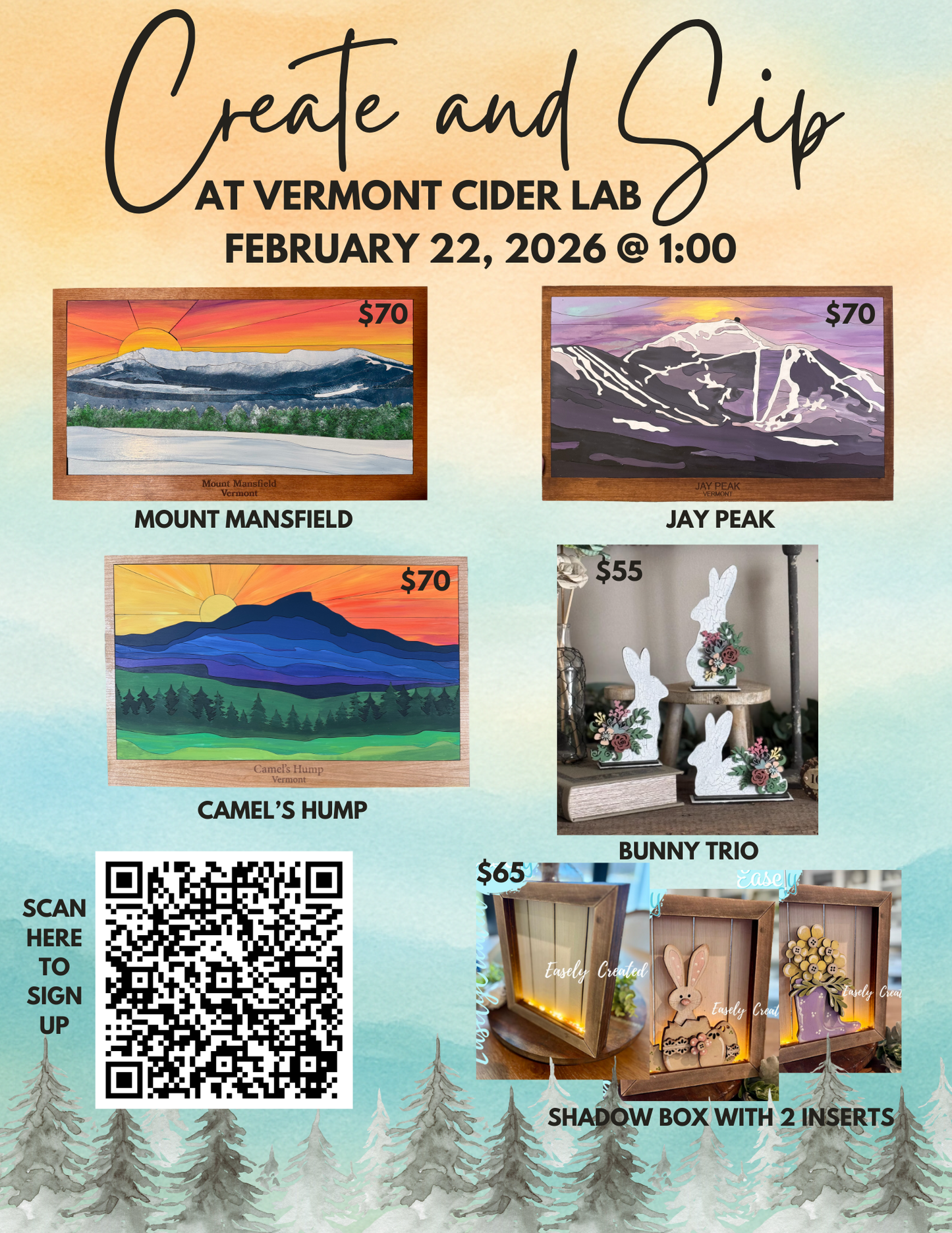 Create and Sip at Vermont Cider Lab in Essex Junction