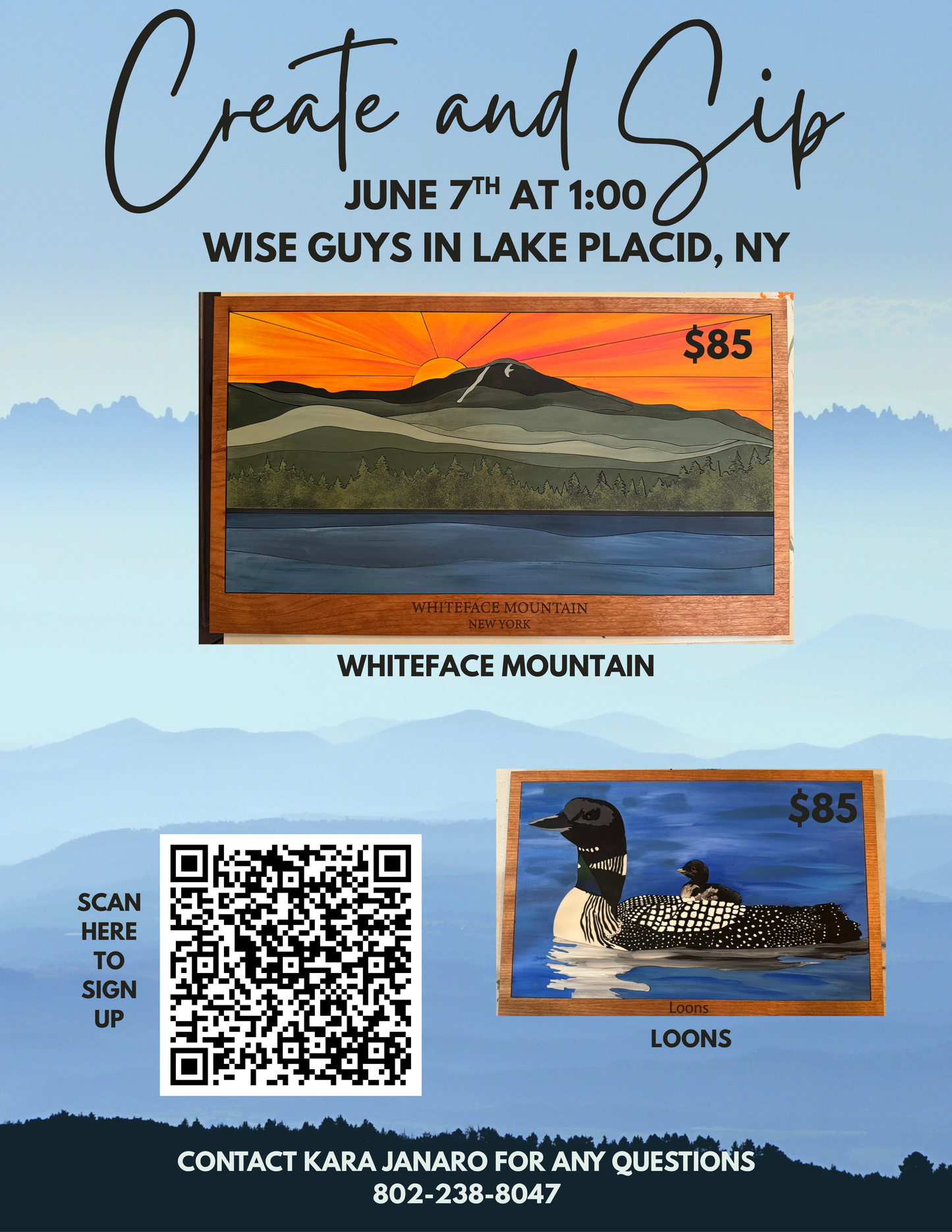 Create and Sip June 7th