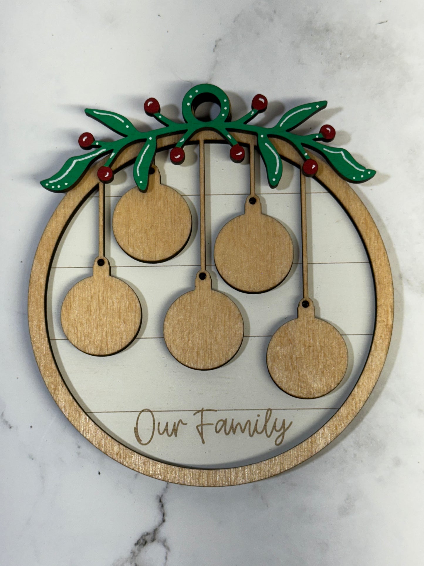Our Family Custom Ornament