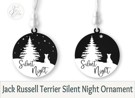 Jack Russell Terrier Silent Night Ornament