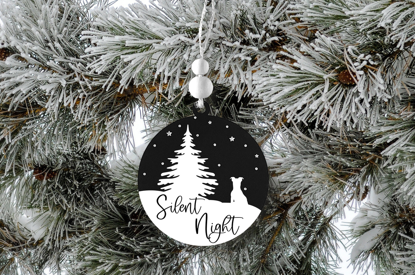 Jack Russell Terrier Silent Night Ornament