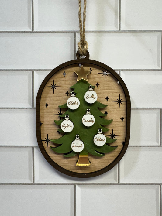 Personalized Christmas Tree Ornament