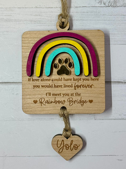 Pet Rainbow Bridge Memento