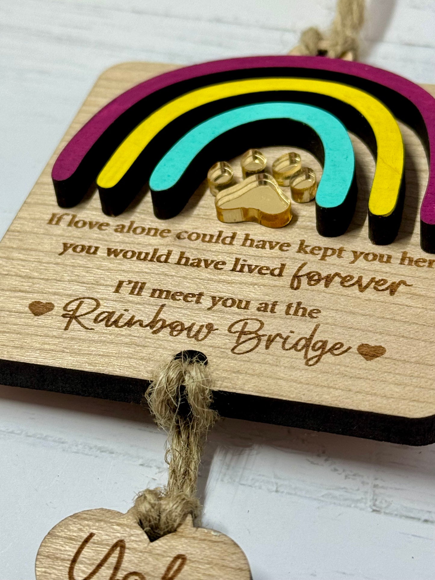 Pet Rainbow Bridge Memento