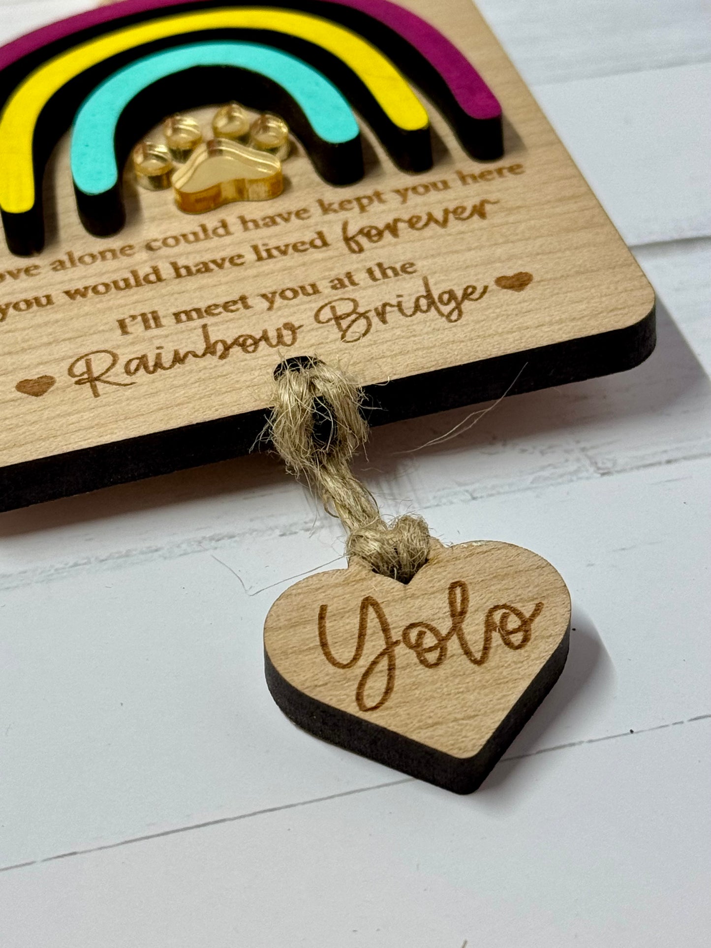Pet Rainbow Bridge Memento