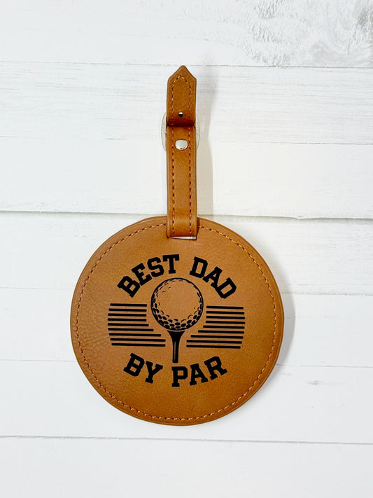 Best Dad By Par Golf Tee Holder